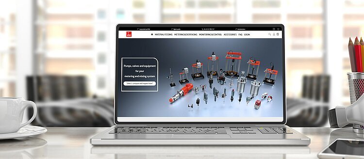 DOPAG presents new online product portal for metering and mixing technology